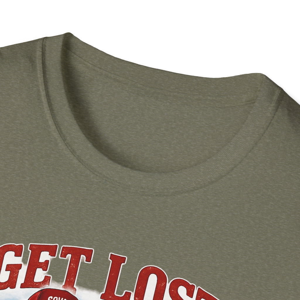 Lost in the Right Direction Bigfoot with Bear Buddy T-Shirt