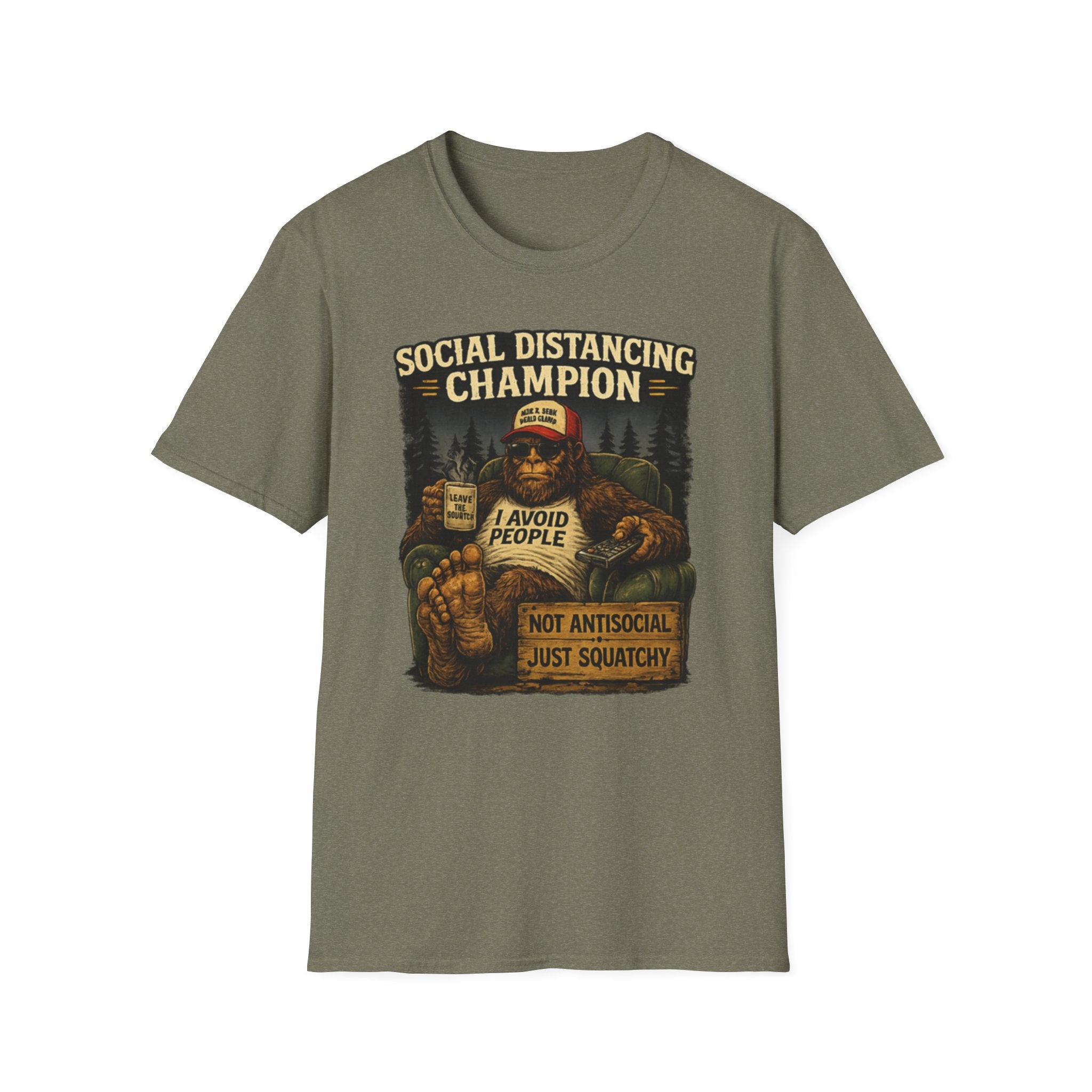 Bigfoot, I Avoid People, Not Antisocial — Just Squatchy T-Shirt