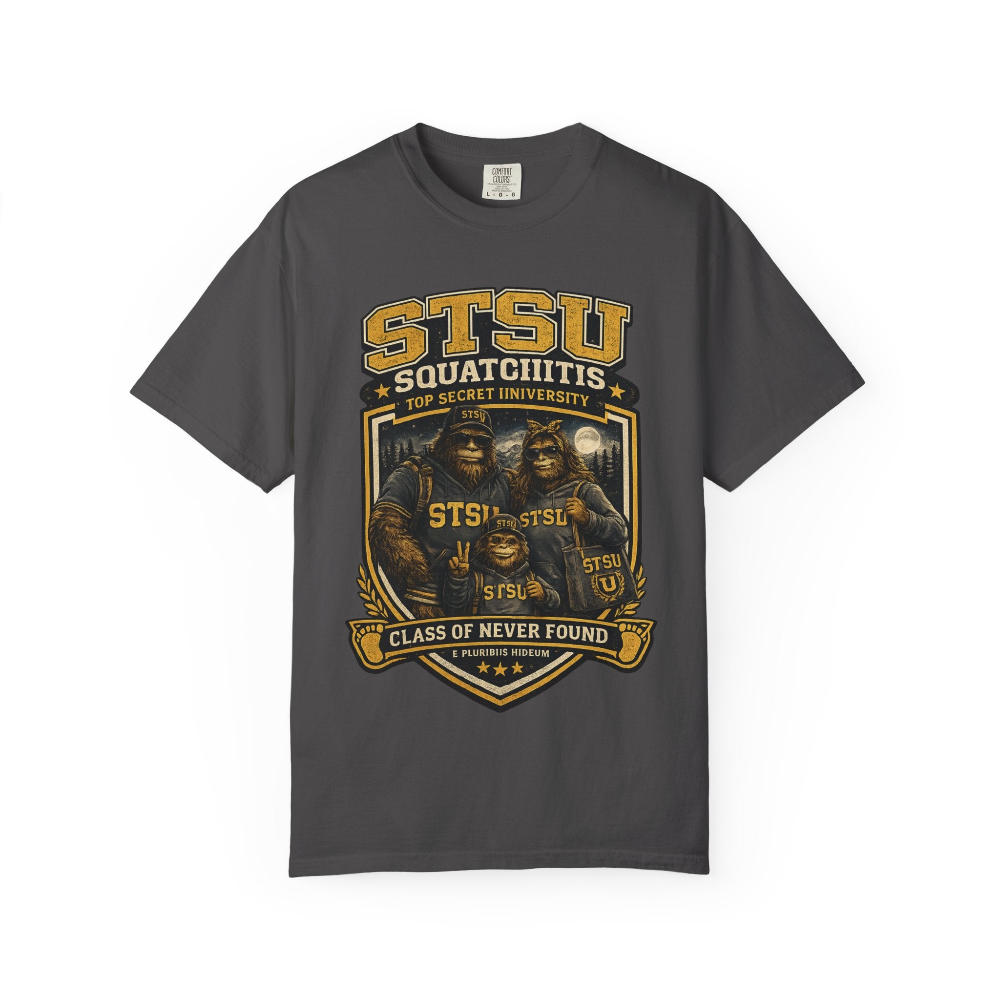 Bigfoot Sasquatch University family Shirt | Squatchitis Top Secret College Tee