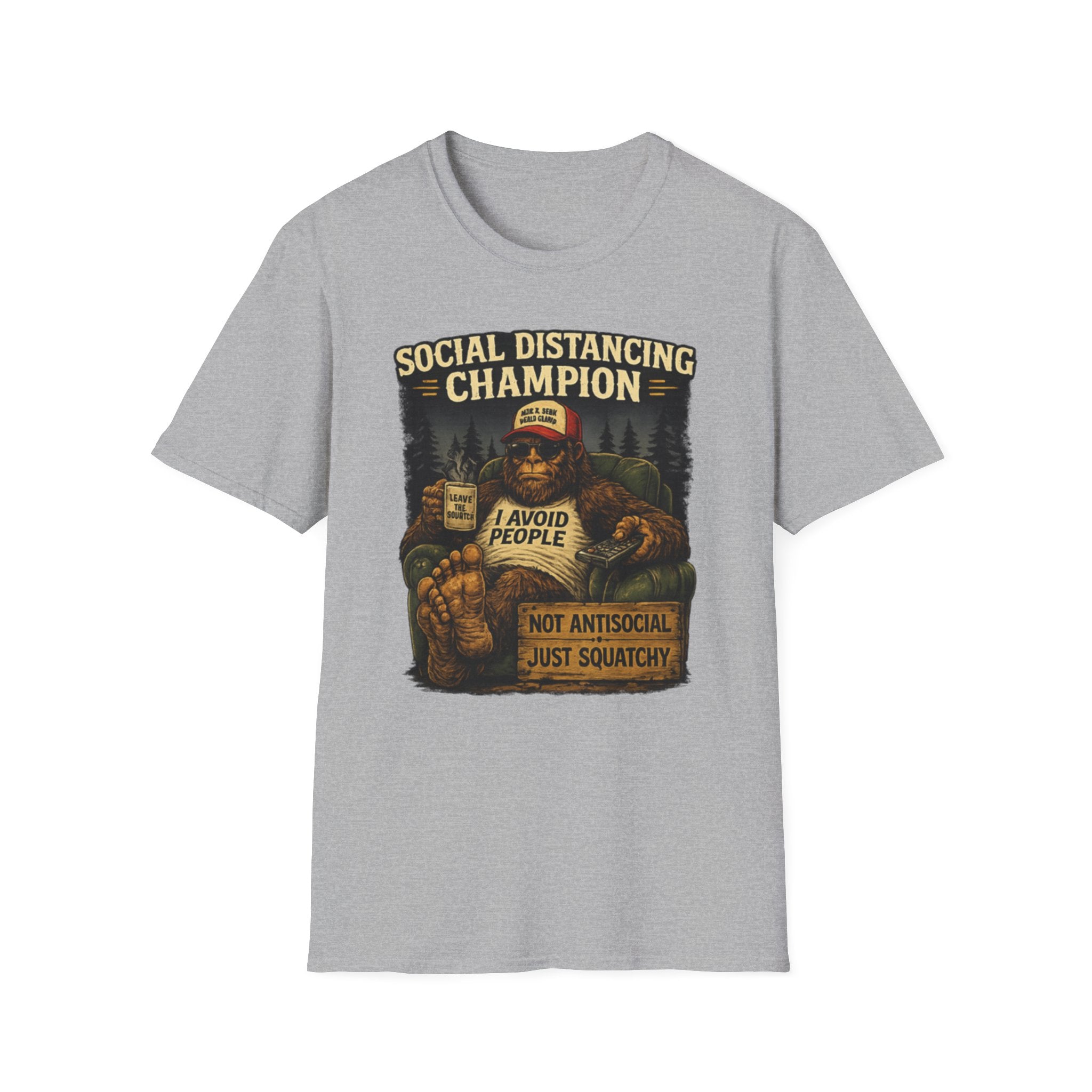 Bigfoot, I Avoid People, Not Antisocial — Just Squatchy T-Shirt