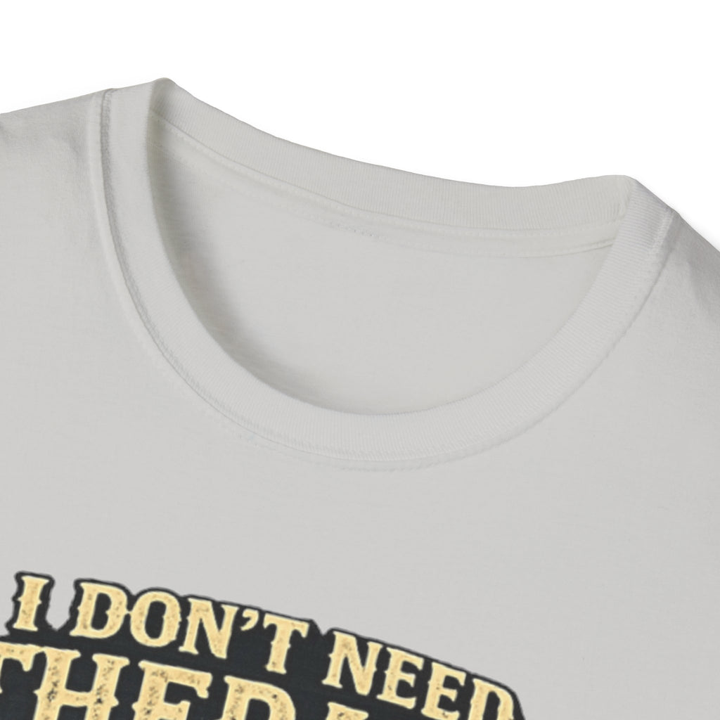 Bigfoot Camping T-Shirt — "I Don't Need Therapy, I Just Need to Go Camping"