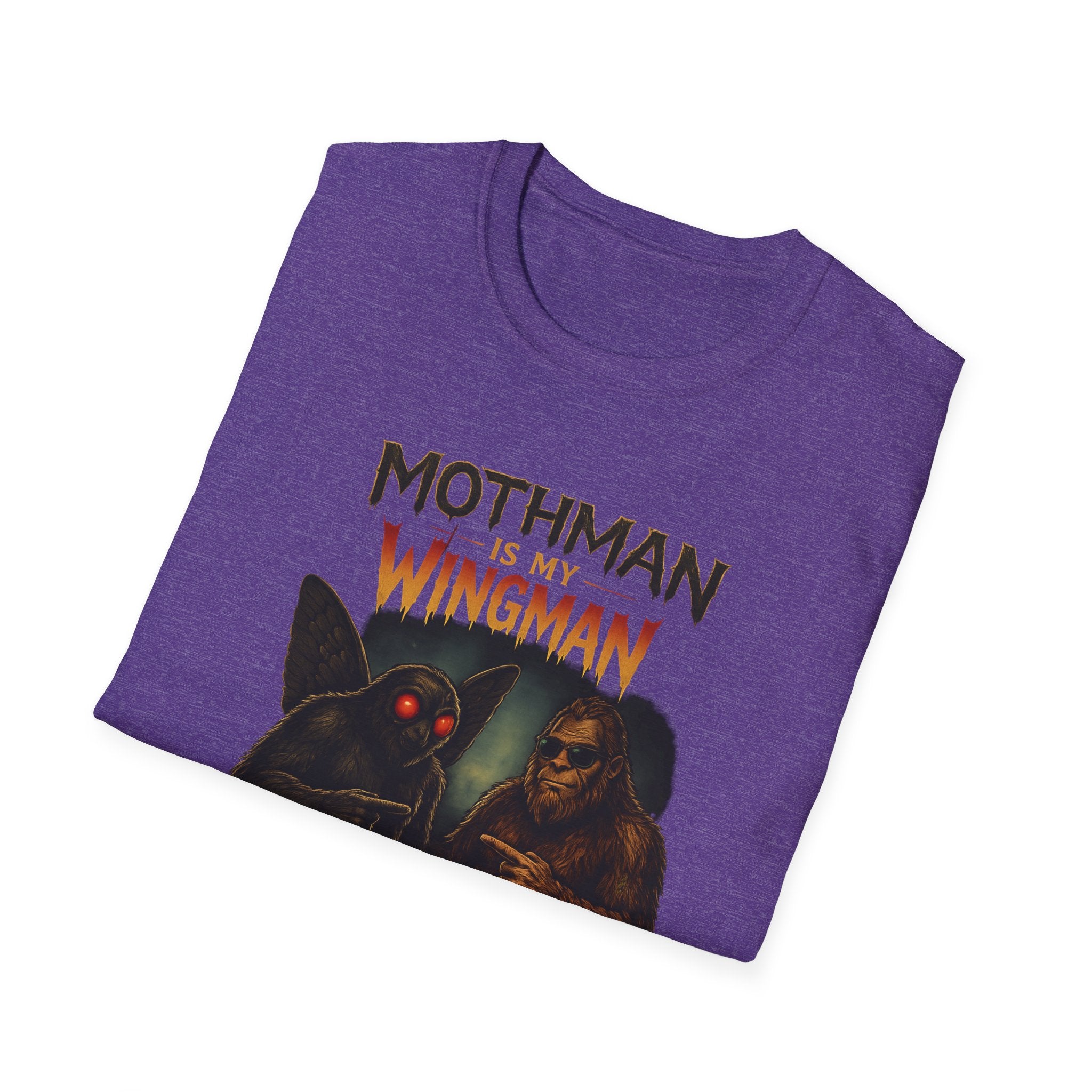 Bigfoot & Mothman Tee — Cryptid Duo Graphic T-Shirt