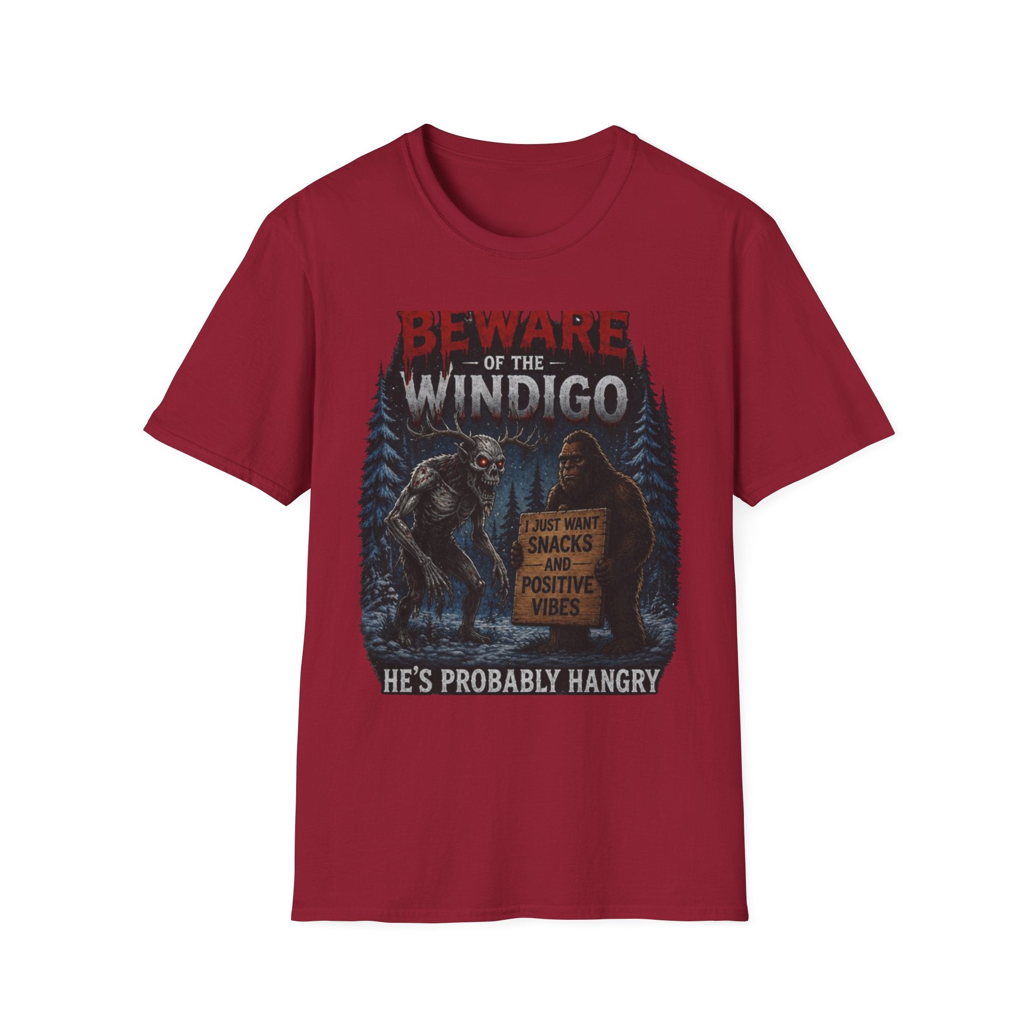 Beware of the Windigo He's Probably Hangry T-Shirt