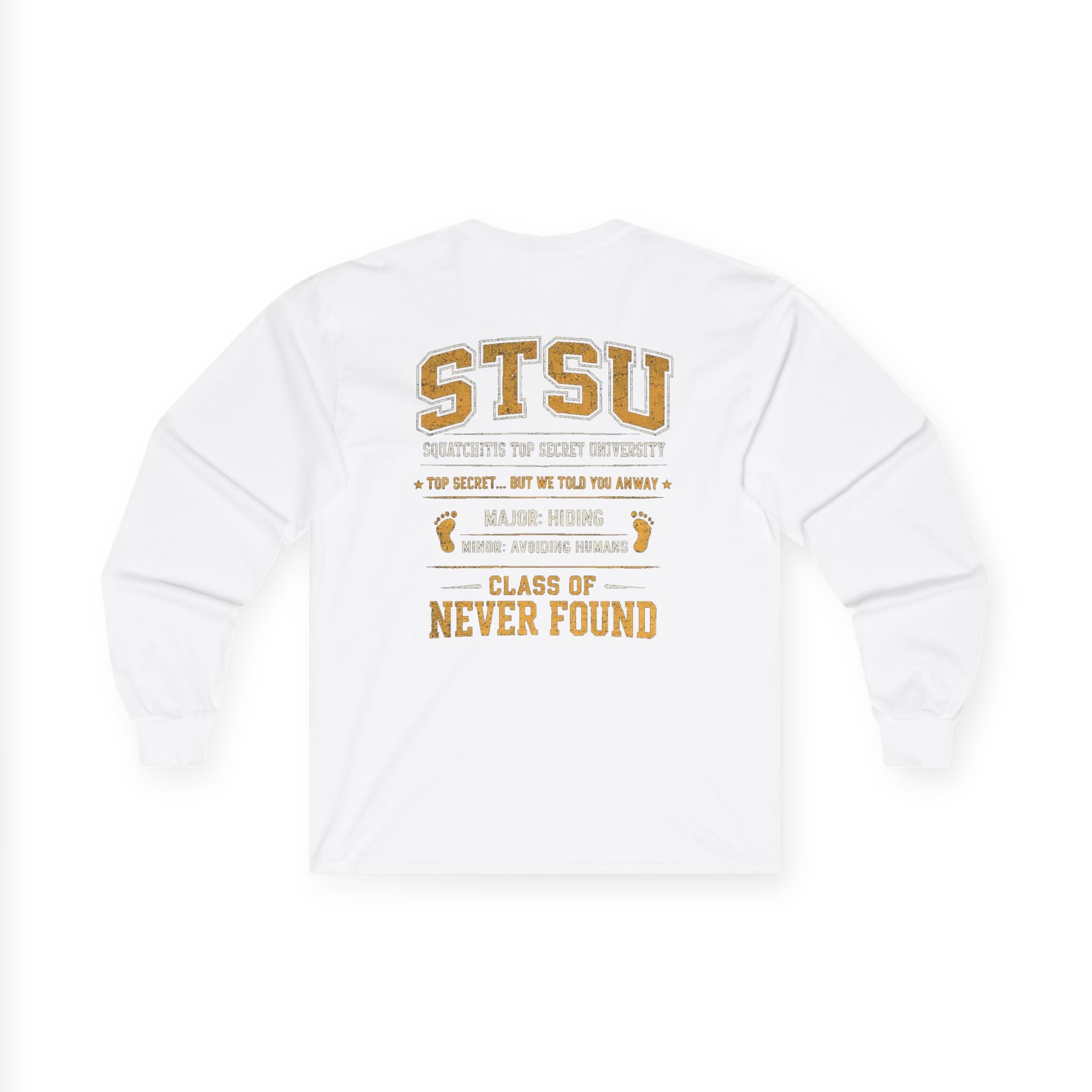 Squatchitis Top Secret University Research Dept. Long Sleeve Tee
