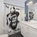 Top Secret Bigfoot  Shower Curtain