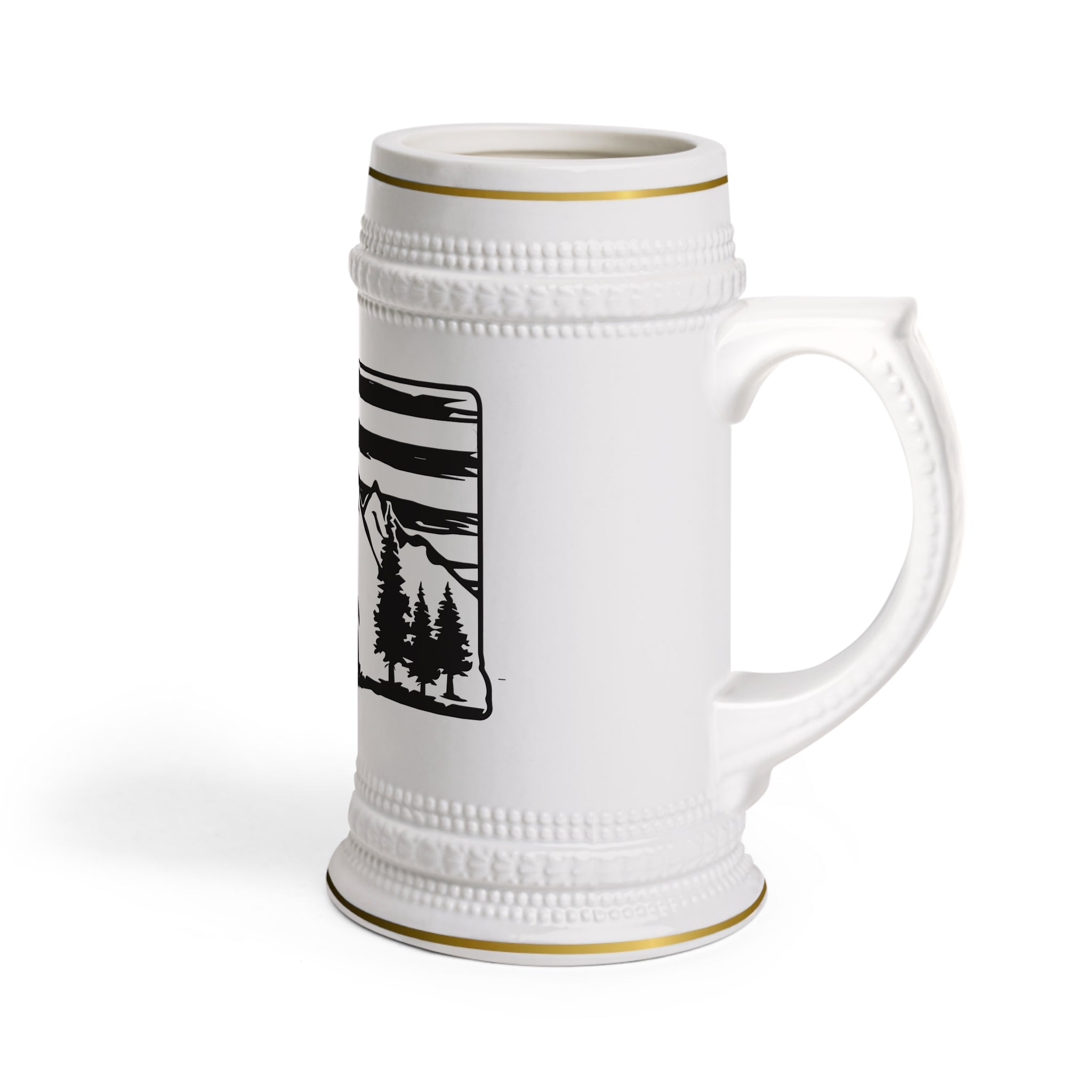 Bigfoot State Beer Stein Mug — Novelty Sasquatch Beer Stein
