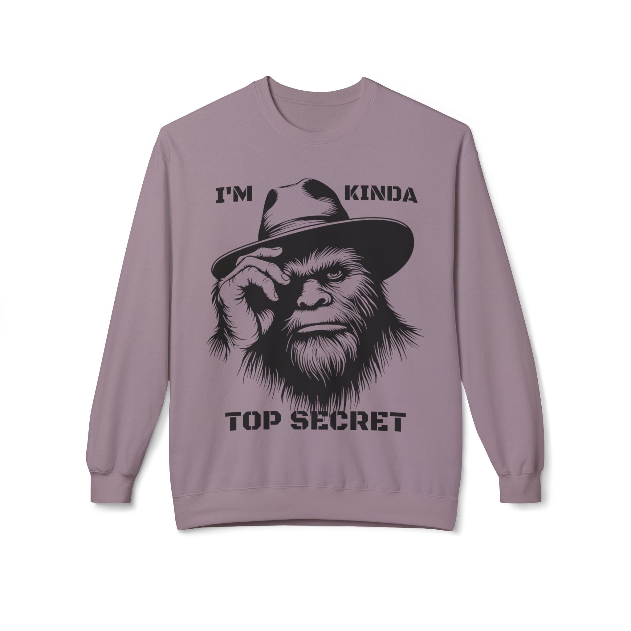 Top Secret Bigfoot Sweatshirt | Funny Sasquatch Crewneck