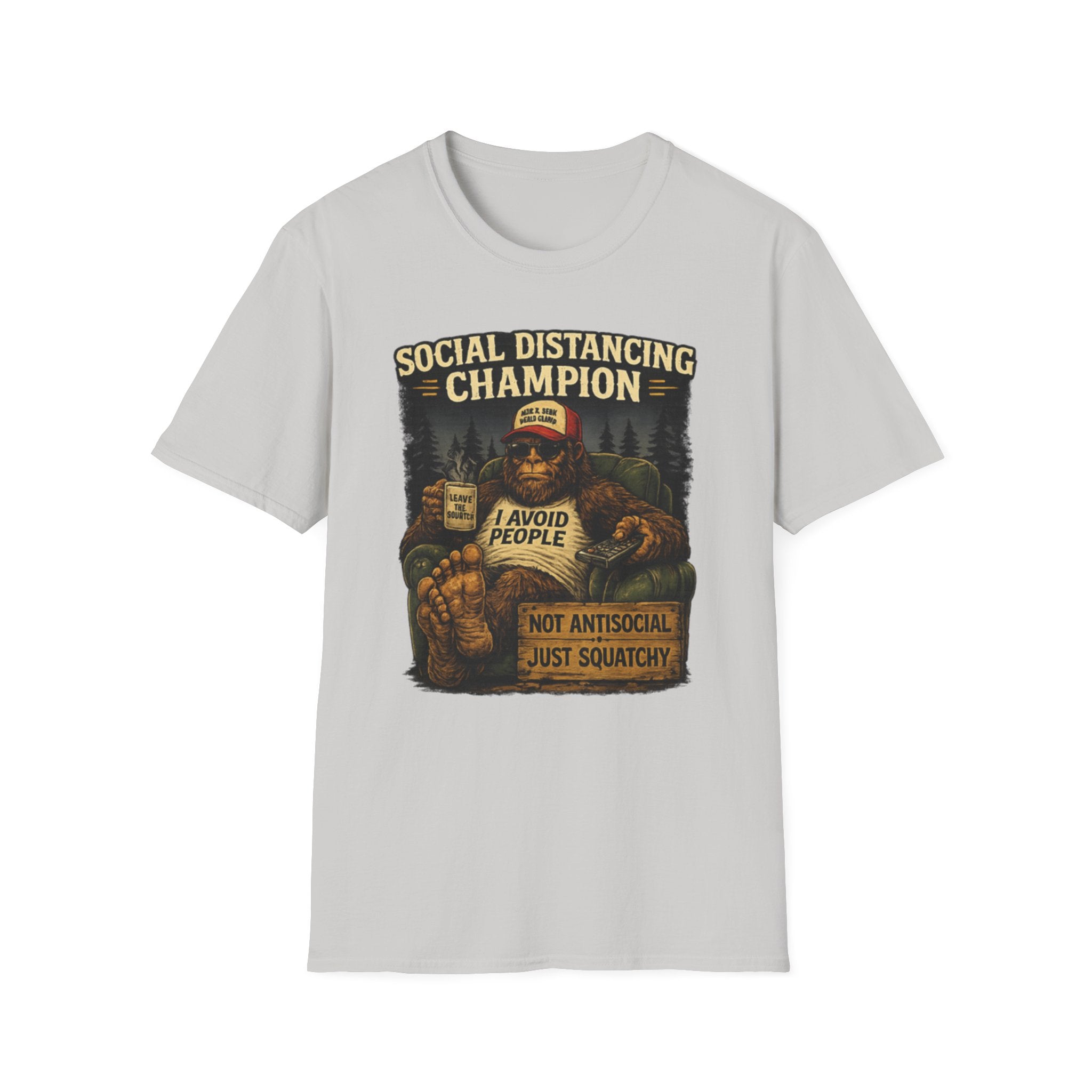 Bigfoot, I Avoid People, Not Antisocial — Just Squatchy T-Shirt