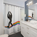 Bigfoot, Sasquatch, bigfoot Shower Curtains,  71"X74"