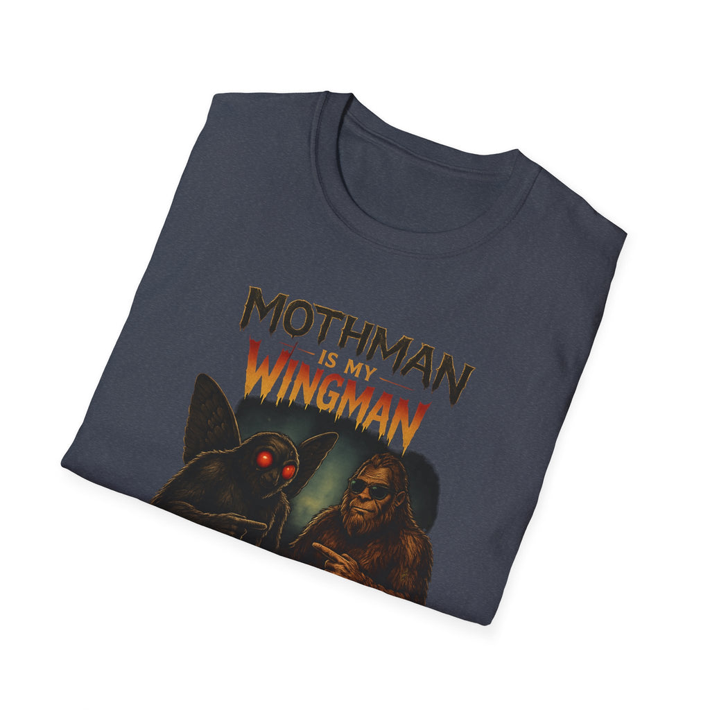 Bigfoot & Mothman Tee — Cryptid Duo Graphic T-Shirt