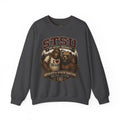 Squatchitis Top Secret University Bigfoot& Bear Crewneck Sweatshirt