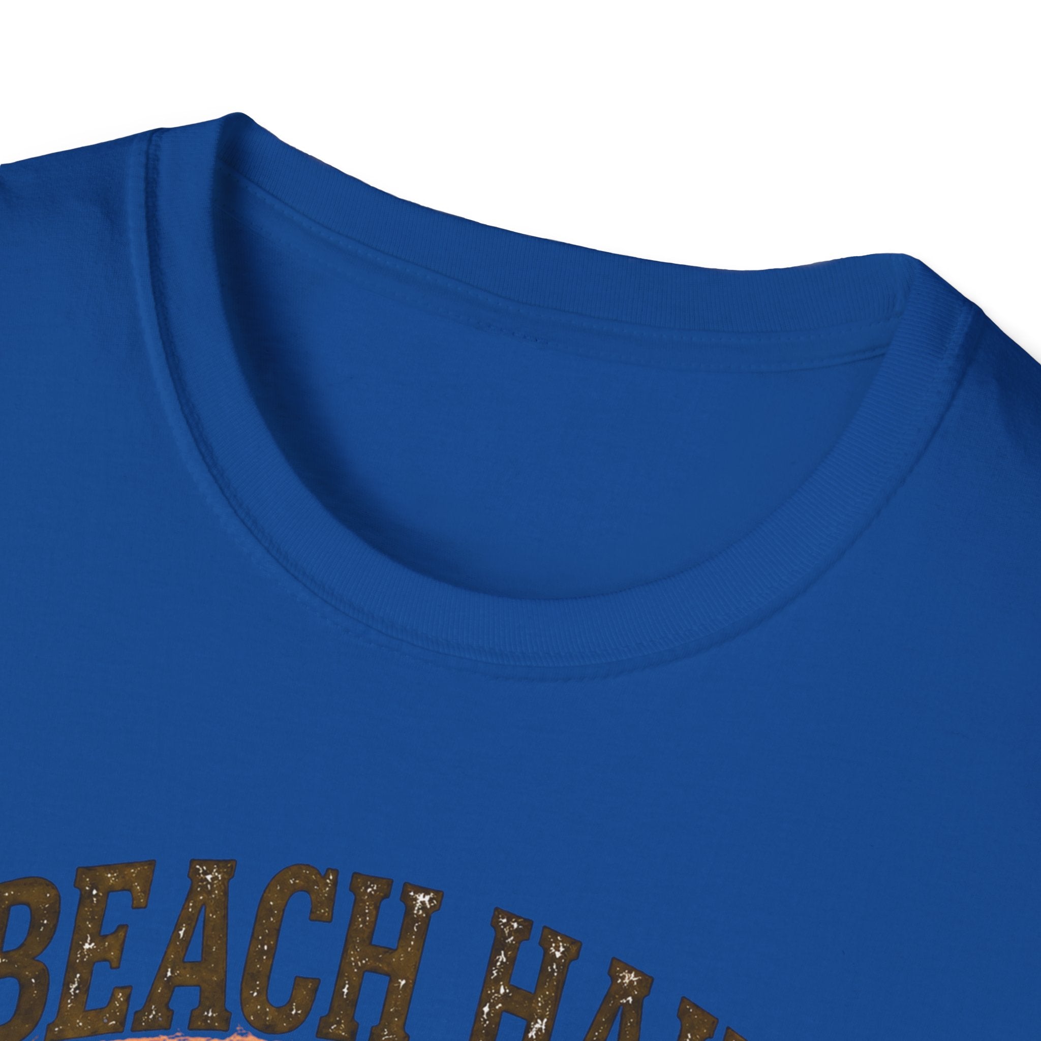 Bigfoot Beach Shirt T-Shirt — "Beach Hair Don't Care" with Hawaiian Bigfoot & Bear