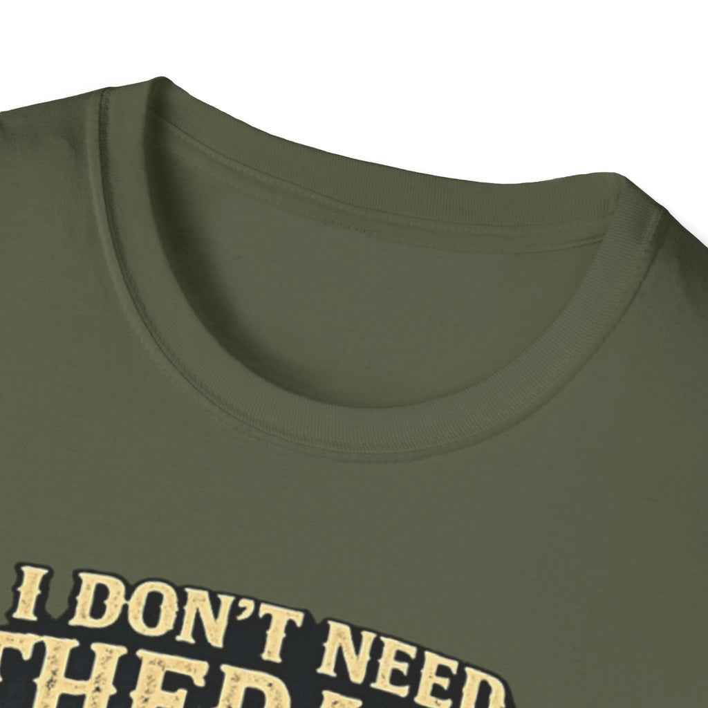 Bigfoot Camping T-Shirt — "I Don't Need Therapy, I Just Need to Go Camping"