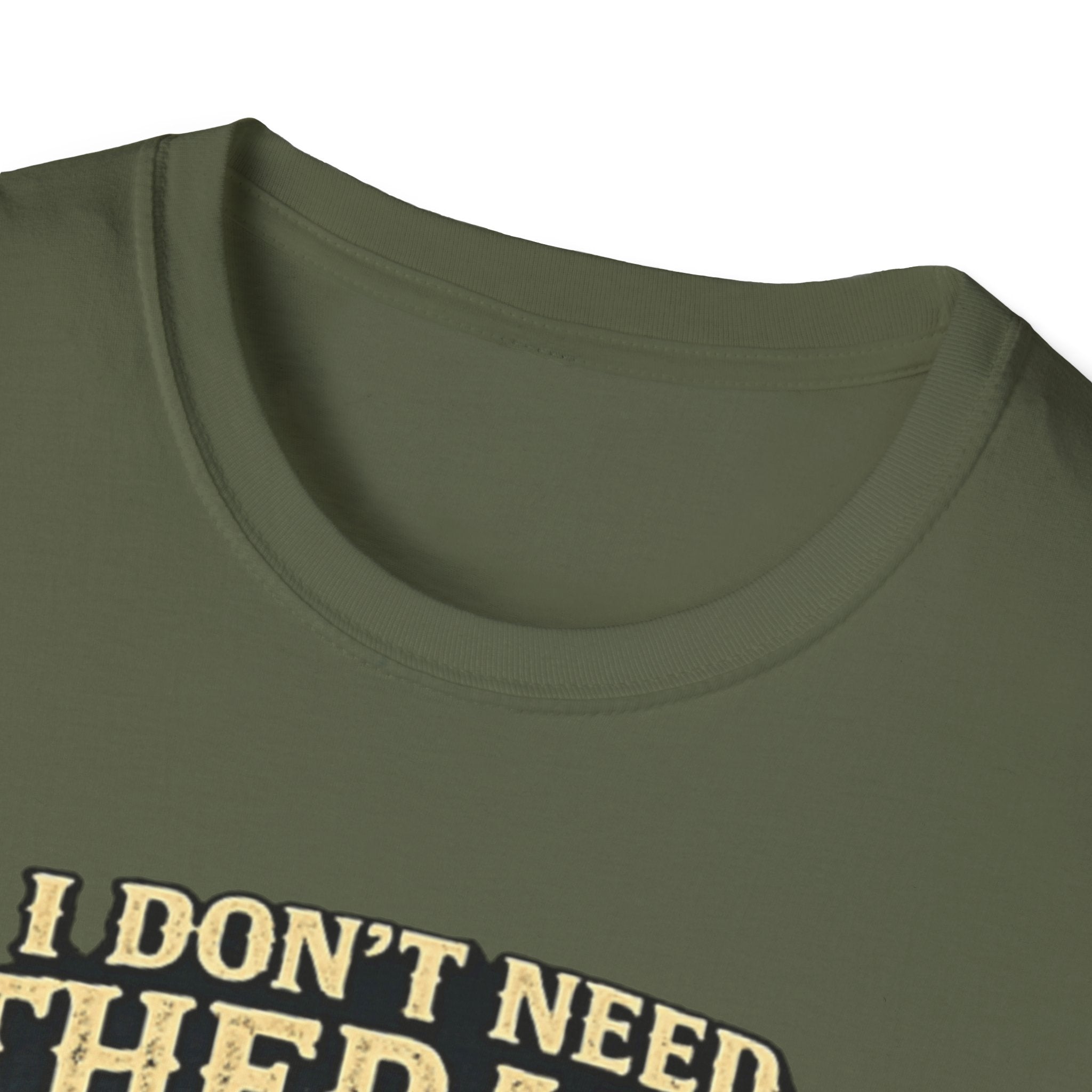 Bigfoot Camping T-Shirt — "I Don't Need Therapy, I Just Need to Go Camping"