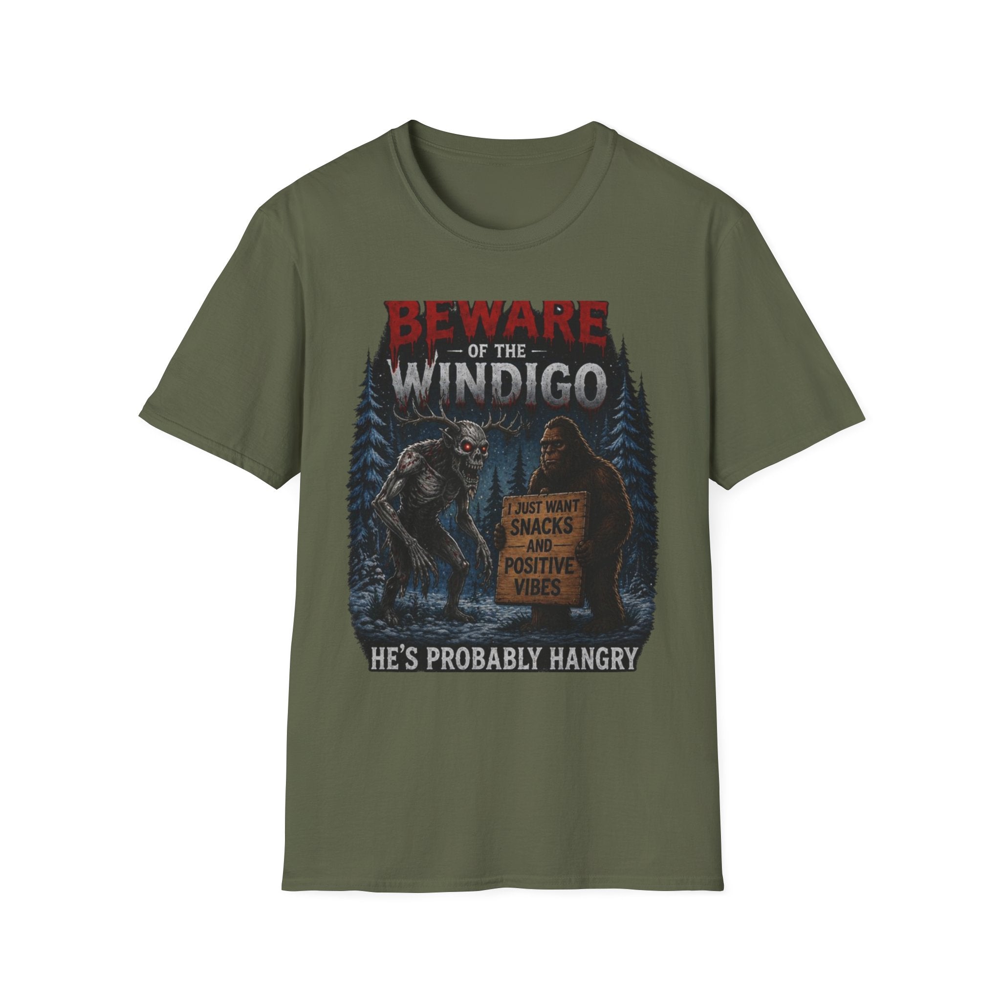 Beware of the Windigo He's Probably Hangry T-Shirt
