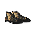 Bigfoot Forest Sneakers Men's High Top Sneakers | Sasquatch Woodland Design