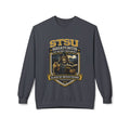 Squatchitis University Bigfoot in Cap and Gown Sweatshirt