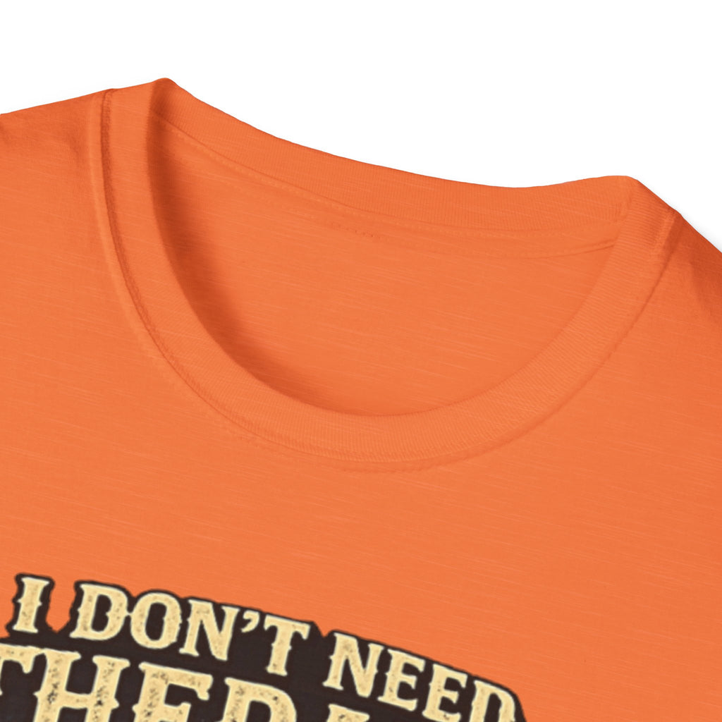 Bigfoot Camping T-Shirt — "I Don't Need Therapy, I Just Need to Go Camping"