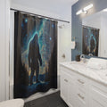 Bigfoot, Sasquatch, bigfoot Shower Curtains,  71"X74"