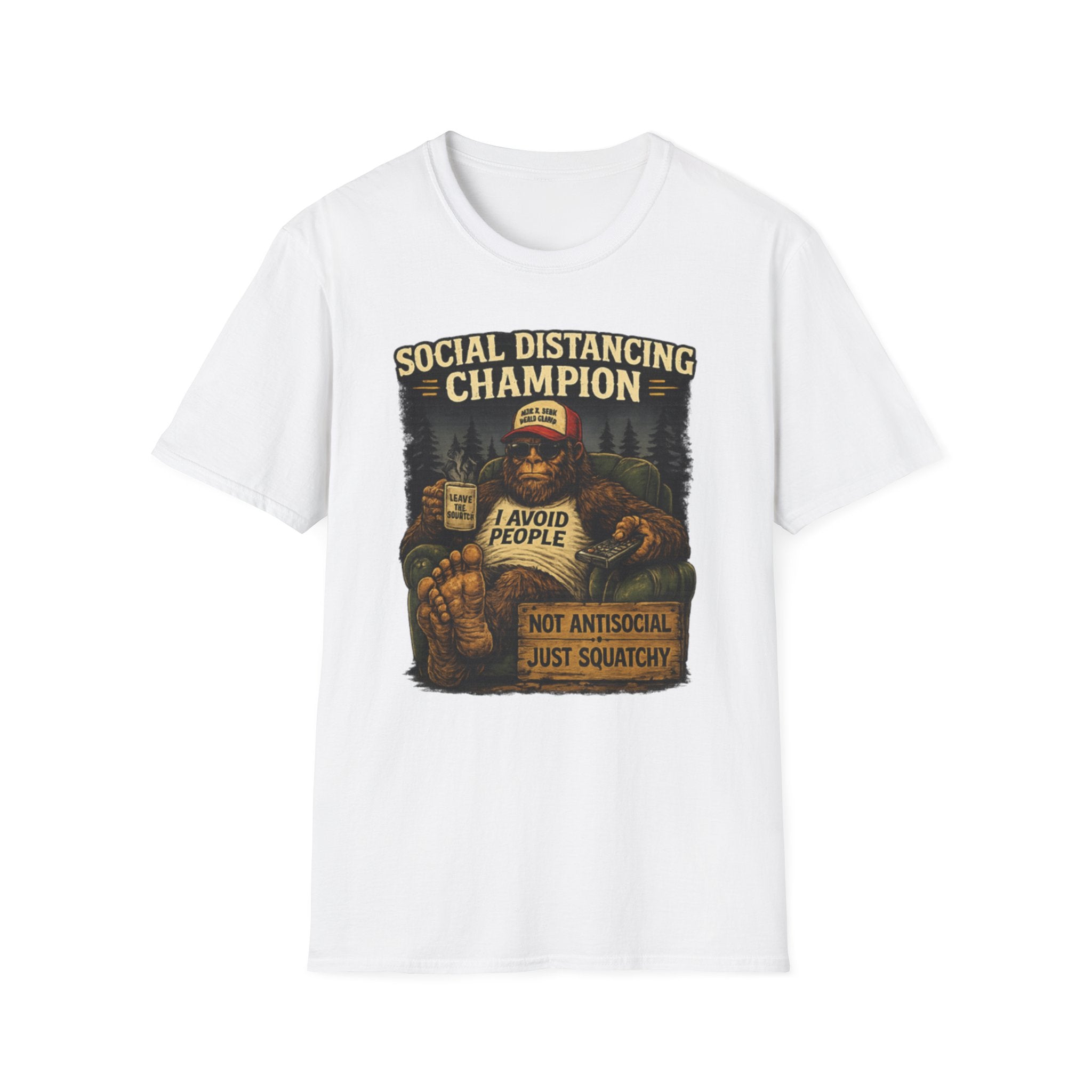 Bigfoot, I Avoid People, Not Antisocial — Just Squatchy T-Shirt