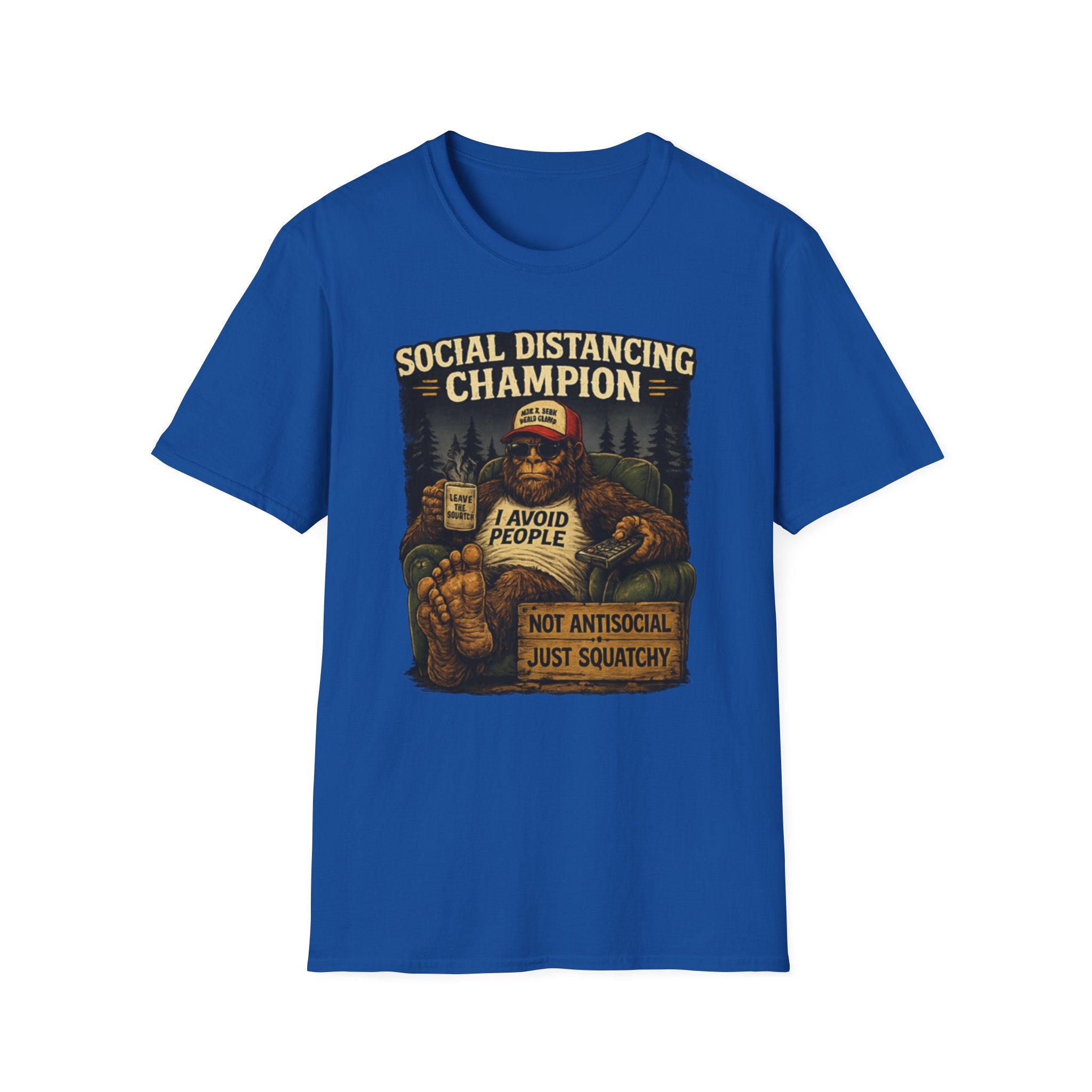 Bigfoot, I Avoid People, Not Antisocial — Just Squatchy T-Shirt