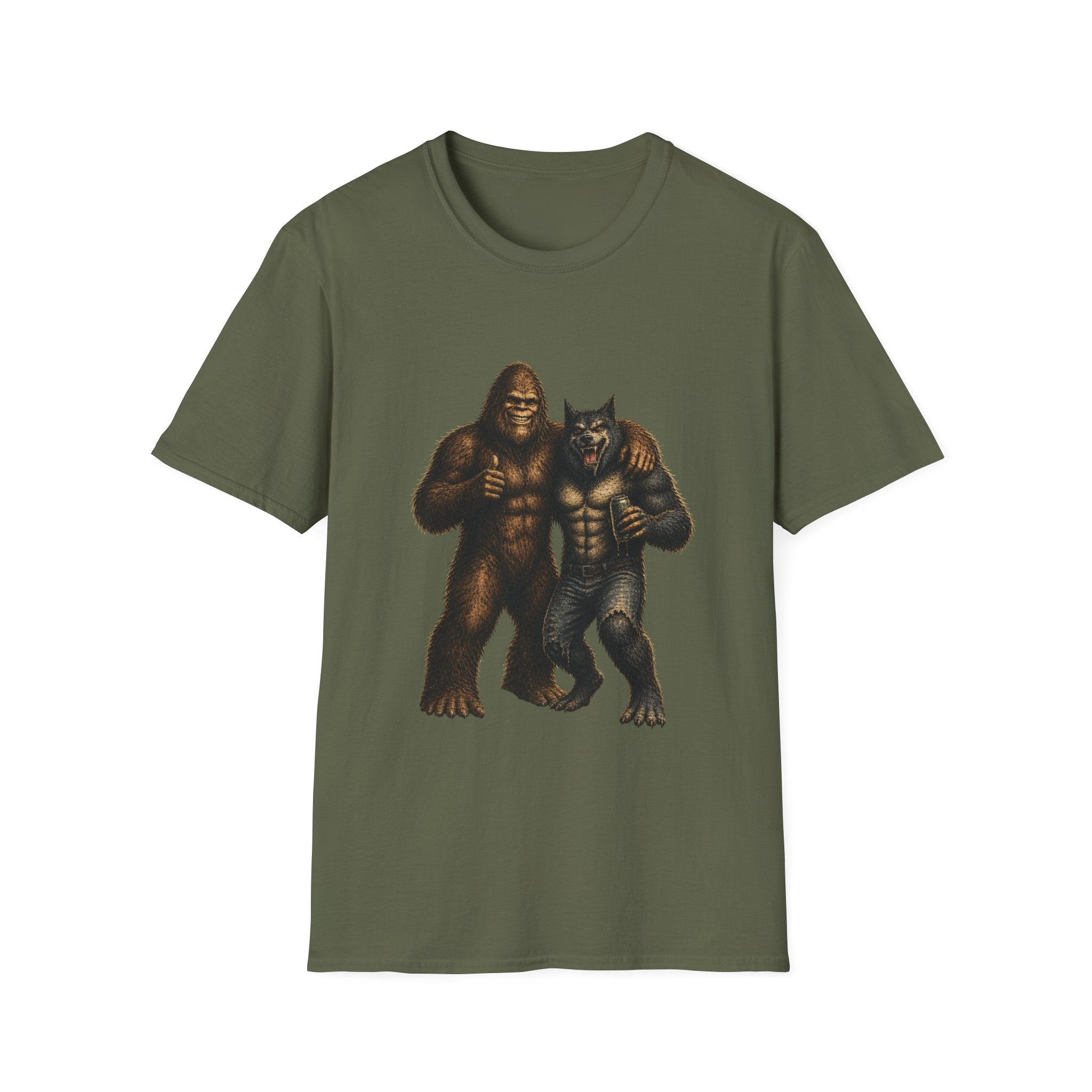 Bigfoot & Dogman Best Buds T-Shirt