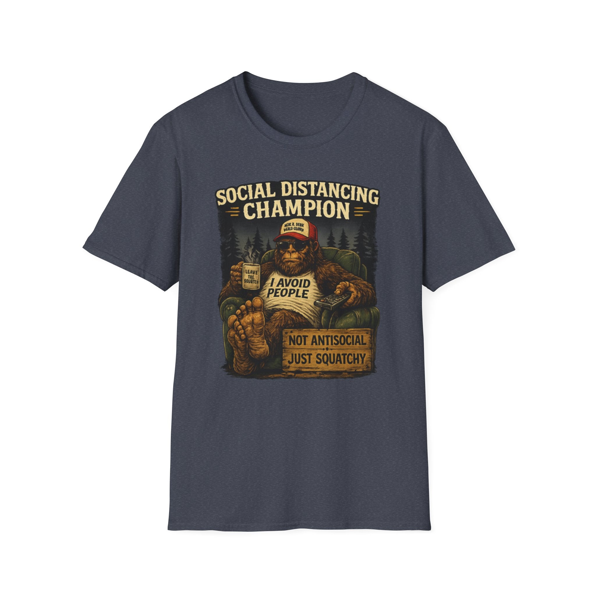 Bigfoot, I Avoid People, Not Antisocial — Just Squatchy T-Shirt
