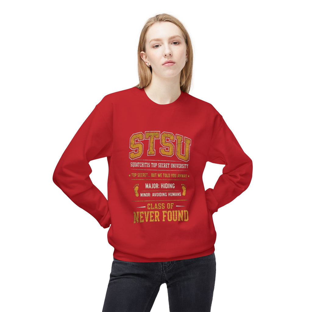Bigfoot University Squatchitis Sweatshirt | STSU Top Secret