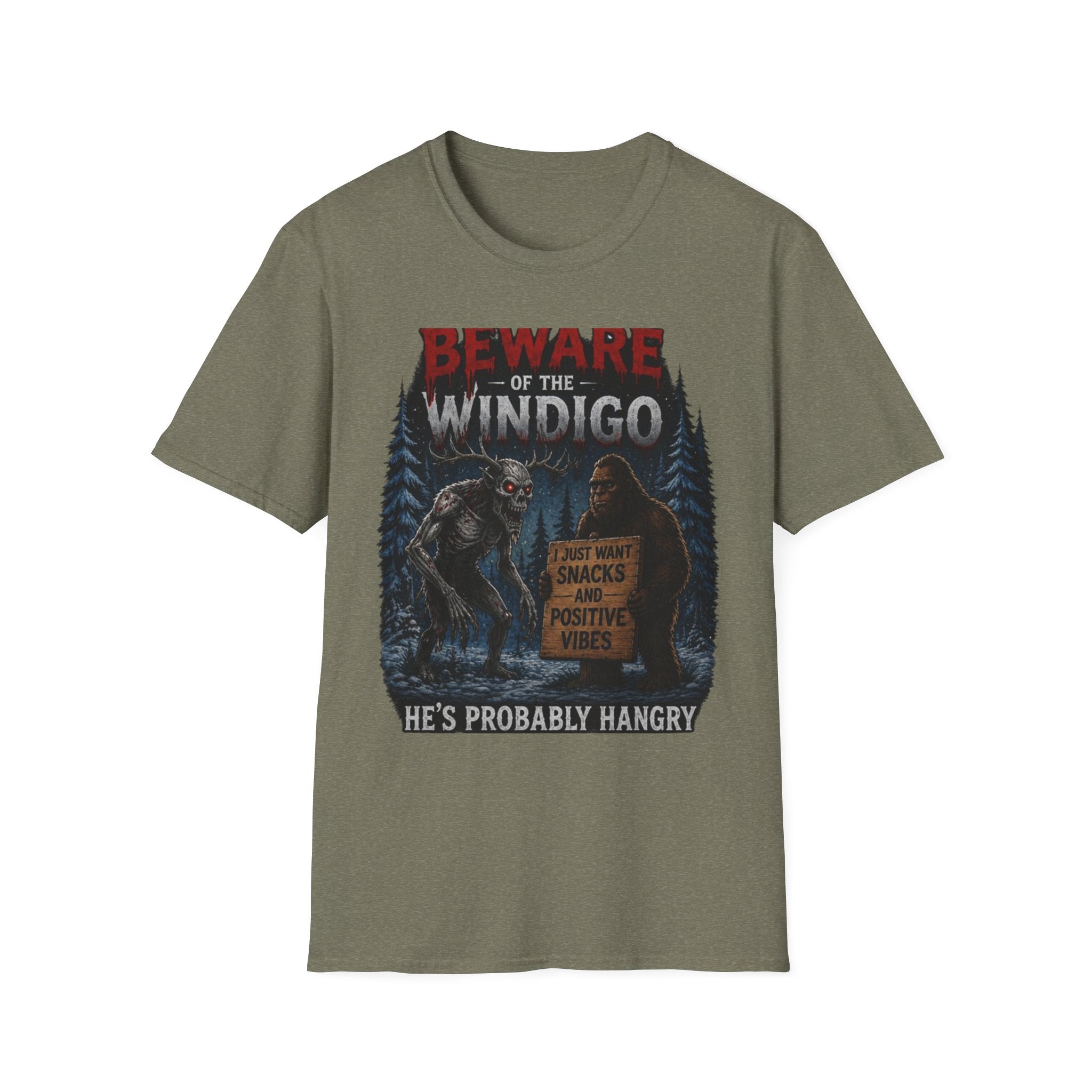 Beware of the Windigo He's Probably Hangry T-Shirt