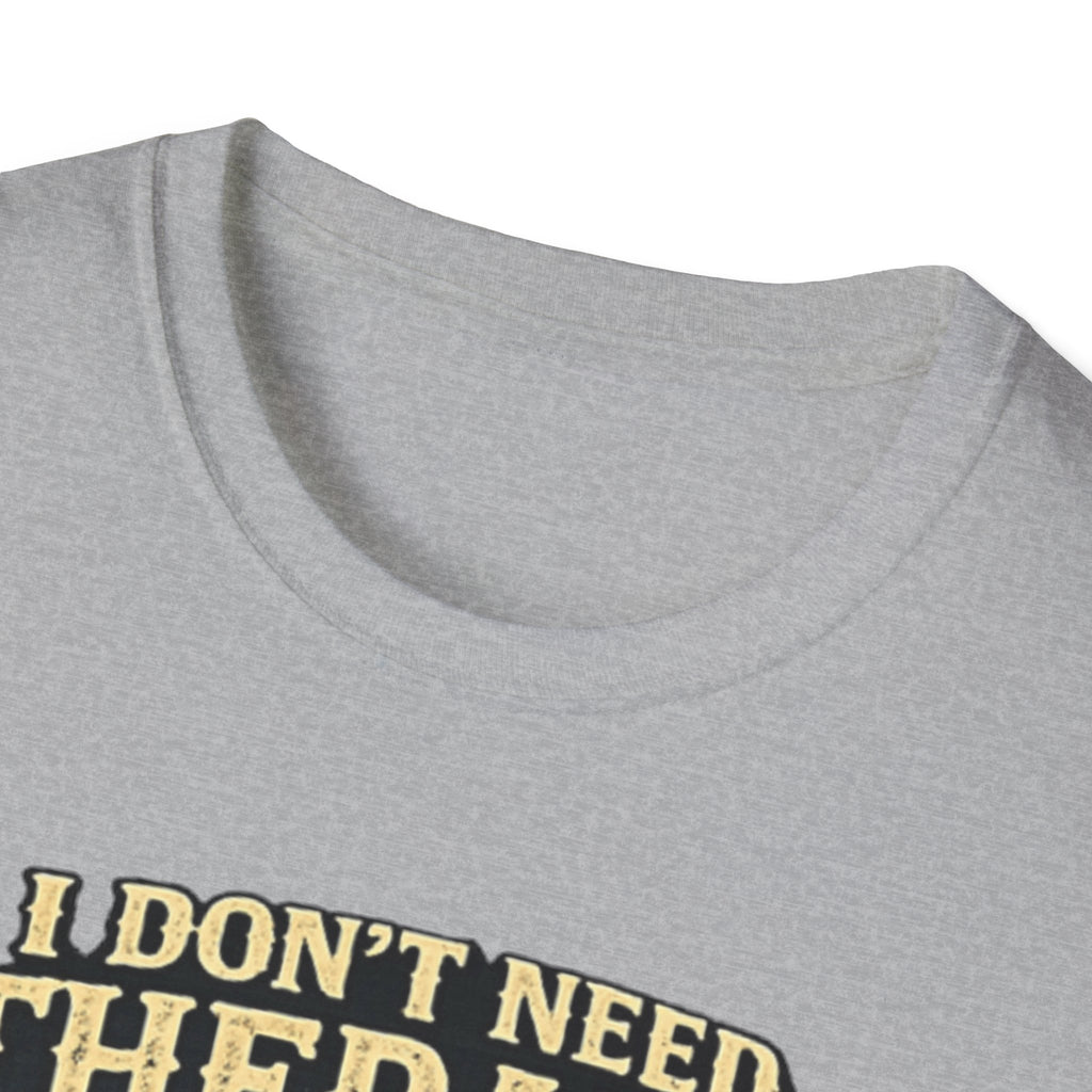 Bigfoot Camping T-Shirt — "I Don't Need Therapy, I Just Need to Go Camping"
