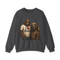 Squatchitis Top Secret University Bigfoot & son family Crewneck Sweatshirt