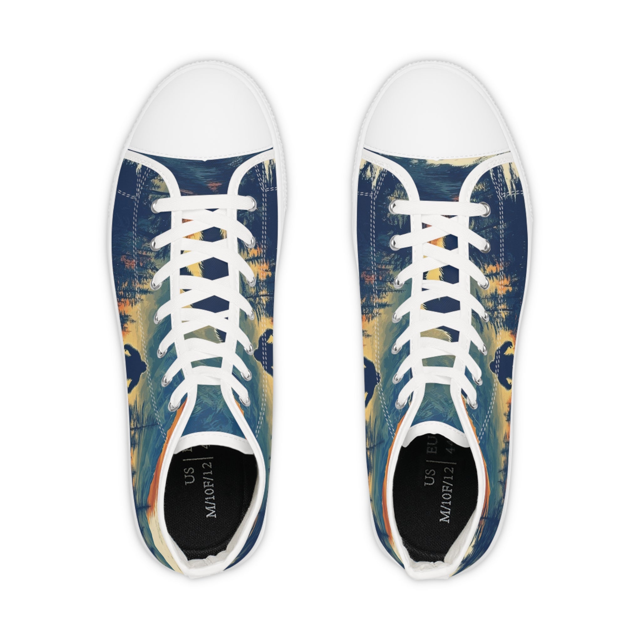 Bigfoot Mountain Sneakers Men's High Top Sneakers | Forest Hiking Footwear