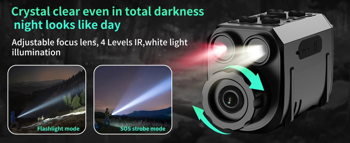 Squatch Compact 3X Optical & 12X Digital Magnification Night Vision Device